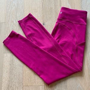 lululemon athletica Magenta High-Rise Performance Leggings